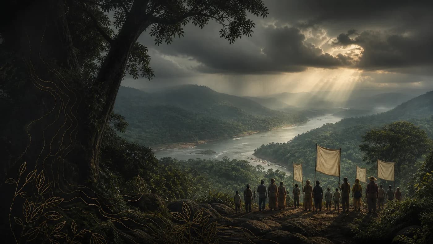 Editorial visualization of environmental stewardship in the Sharavathi landscape